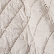 Horace French Velvet & Fleece Heated Throw